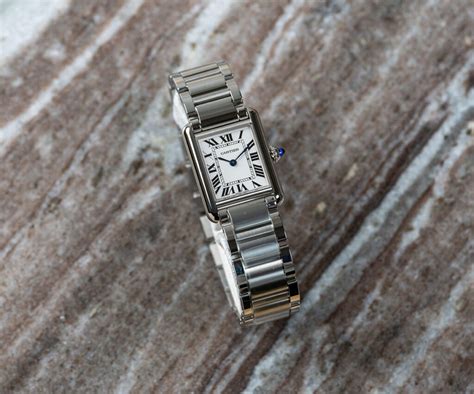 cartier tank steel bracelet